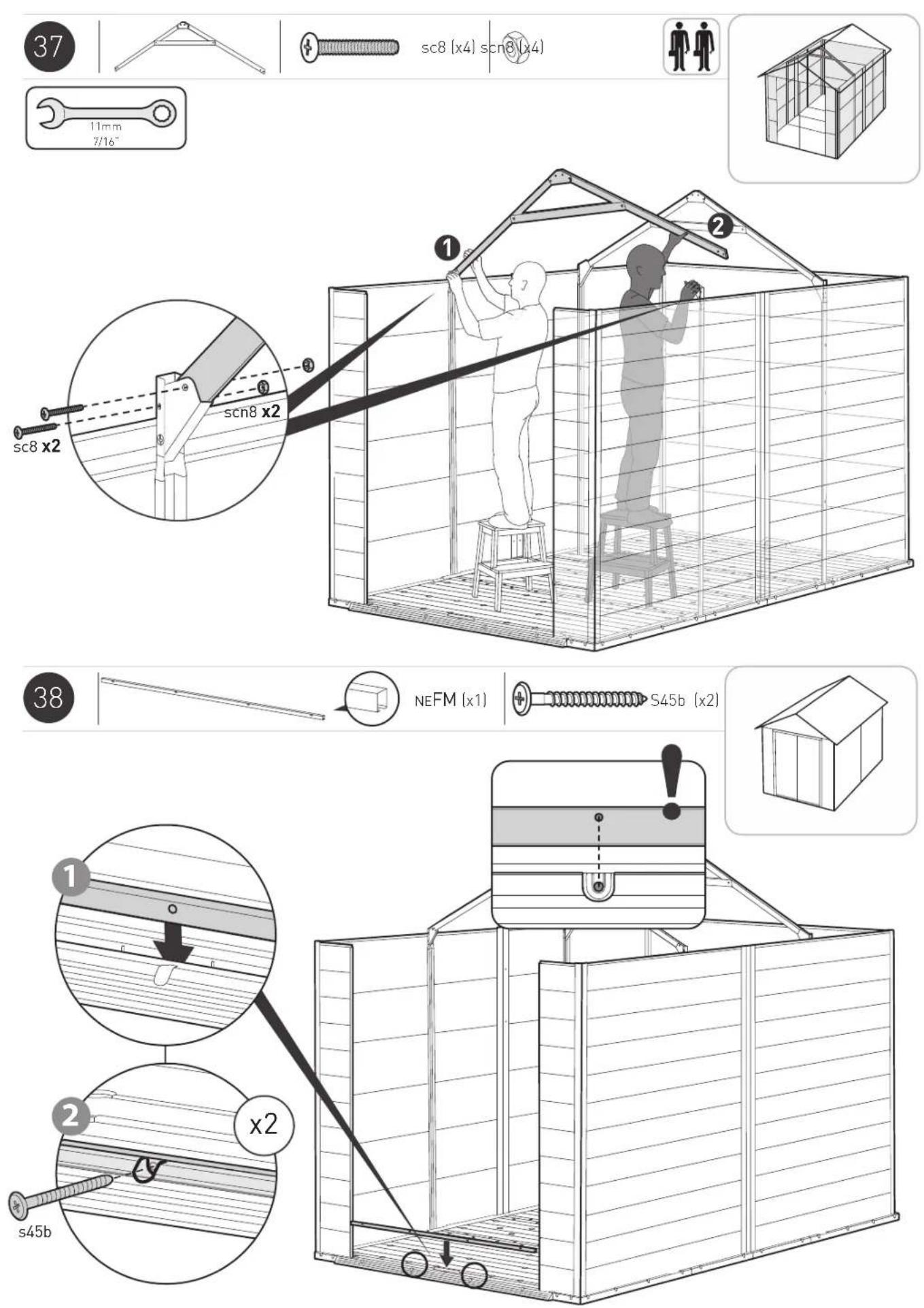KETER Newton 7511 - ACTIVATION DE LA GARANTIE - 87