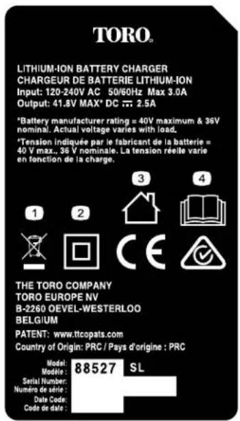 TORO 51134 - Sikkerhets-oginstruksjonsmerker - 5