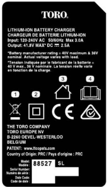 TORO 51134 - Säkerhets-ochinstruktionsdekaler - 5