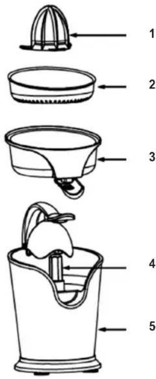 Sogo SS-5255 - DESCRIPTIF DES PIÈCES - 1