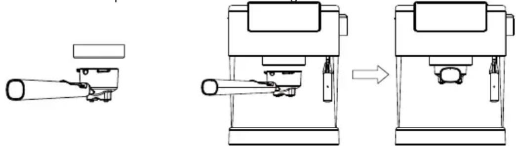 Sogo SS-5668 - Préparation du café expresso pour la première fois : - 2