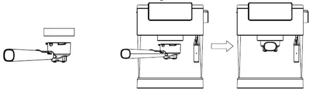 Sogo SS-5668 - Preparazione del caffè espresso per la prima volta: - 2