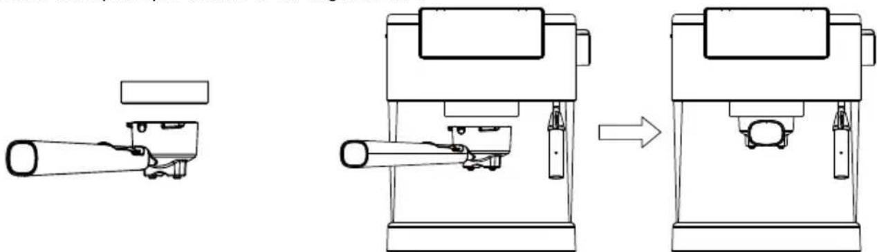 Sogo SS-5668 - Prepararea pentru prima dată a cafelei espresso: - 2