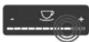 MELITTA Barista SE - Appuyer sur « + » ou « - » - 1
