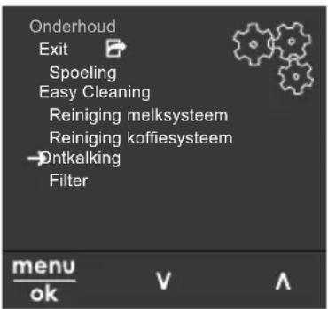 MELITTA Barista SE - Submenu's oproepen - 1