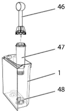 MELITTA Barista SE - Using a water filter - 1