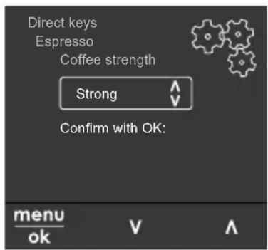 MELITTA Barista SE - Navigating in the menu - 1