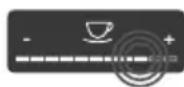 MELITTA Barista SE - Pressing "+" or "-" - 1