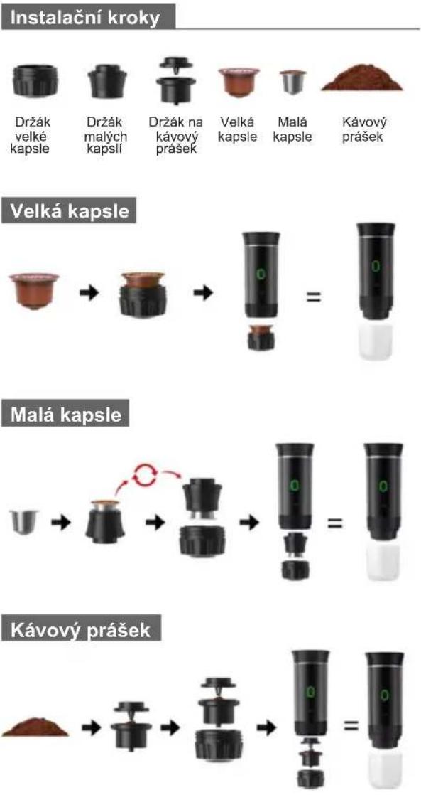 Sogo SS-5622 - JAK NAINSTALOVAT ADAPTERY PRO PRIPRAVU KÁVY: - 1