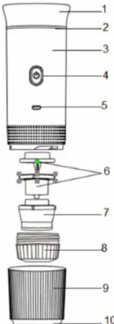 Sogo SS-5622 - DESCRIPTICN DE LAS PIEZAS - 1