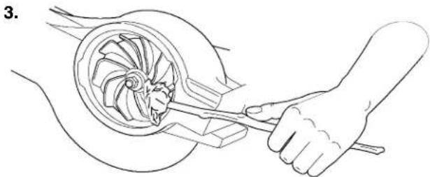 TORO 51521 - RemovingCloggedDebris fromthelmpeller - 2