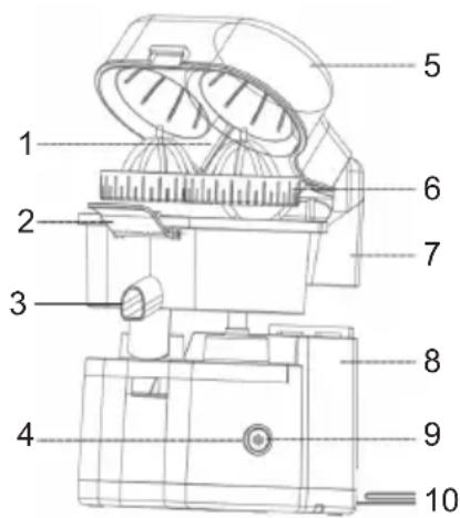 Sogo SS-5299 - POPIS DÍLŮ - 1