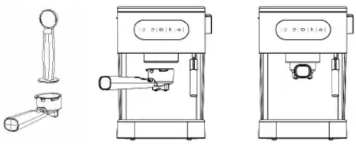 Sogo SS-5667 - PREPARAR CAFÉ ESPRESSO: - 1