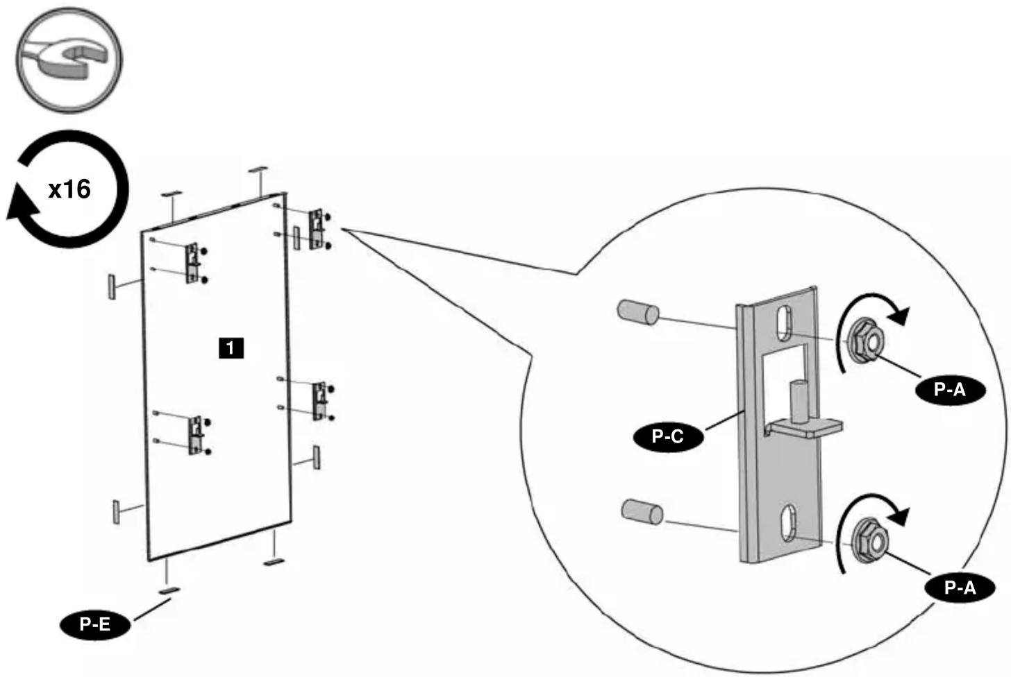 OmniMount RSF.5SP - STEP 1 - 1