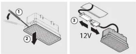 FALMEC Mercurio Evo 60 - ÉCLAIRAGE - 1