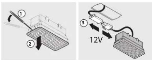 FALMEC Mercurio Evo 60 - BELYSNING - 1