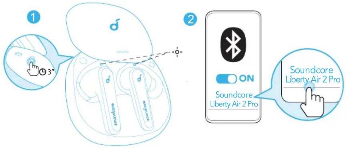 soundcore Liberty Air 2 Pro - Сопряжение с другим устройством - 1