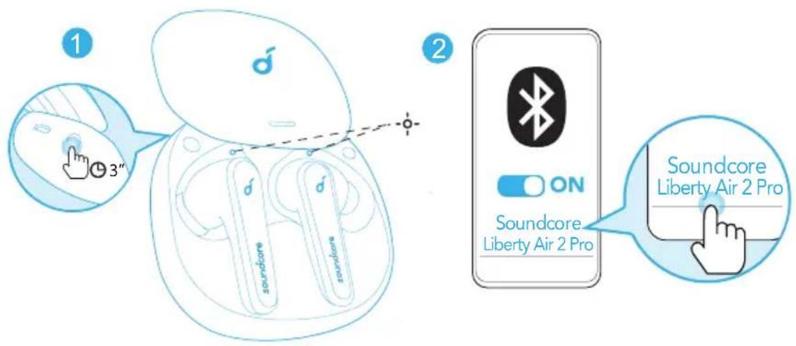 soundcore Liberty Air 2 Pro - Başka cihazla eşleştirme - 1