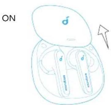 soundcore Liberty Air 2 Pro - Włączanie i wyłączanie - 1
