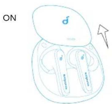 soundcore Liberty Air 2 Pro - Zapnutie/vypnutie - 1