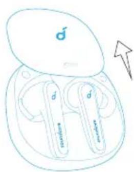 soundcore Liberty Air 2 Pro - Bekapcsolás/kikapcsolás - 1