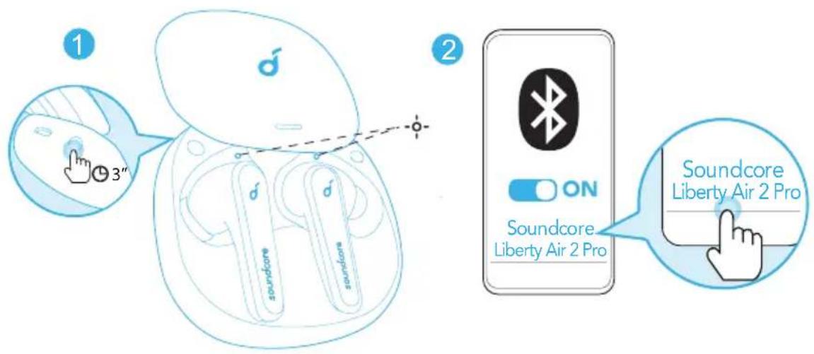 soundcore Liberty Air 2 Pro - Pairing with another device - 1