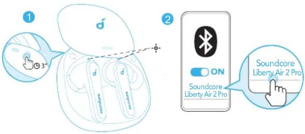 soundcore Liberty Air 2 Pro - Couplage avec un autre appareil - 1