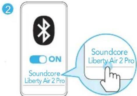 soundcore Liberty Air 2 Pro - Associazione Bluetooth - 2