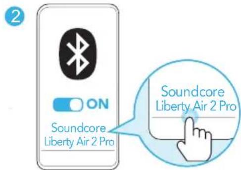 soundcore Liberty Air 2 Pro - Bluetooth 페어링 - 2