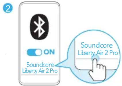 soundcore Liberty Air 2 Pro - Bluetooth-Kopplung - 2