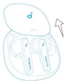 soundcore Liberty Air 2 Pro - Ligar/desligar - 1