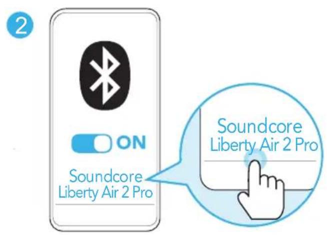 soundcore Liberty Air 2 Pro - Bluetooth Pairing - 2