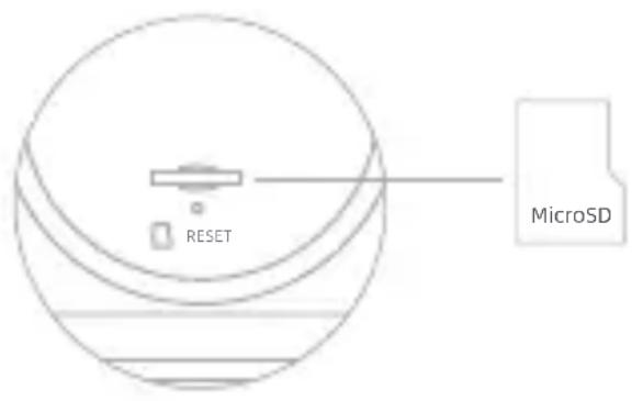IMILAB C22 - • Installing a MicroSD Card - 1