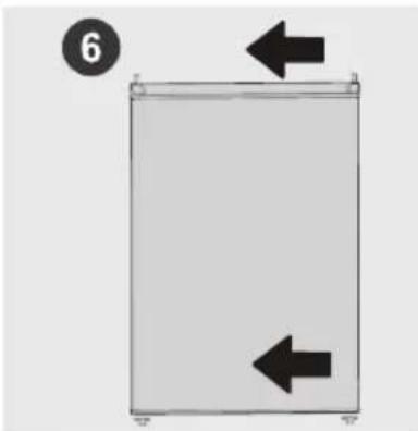 MIDEA MDRD129FZE01 - Alteração de porta direita-esquerda - 6