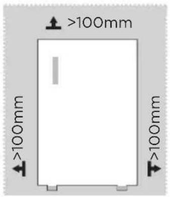 MIDEA MDRD129FZE01 - Matmenys ir atstumai - 1