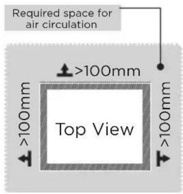MIDEA MDRD129FZE01 - Dimensions and Clearances - 2
