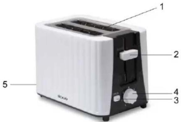 Sogo SS-5420 - TEILE DER TOASTER - 1