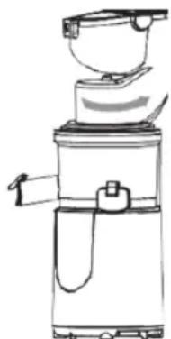 Sogo SS-5125 - How to disassemble the juicer: - 1