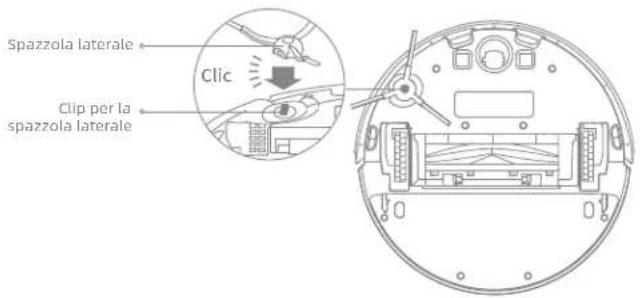 DREAME D9 Max Gen 2 - Installare la spazzola laterale - 1