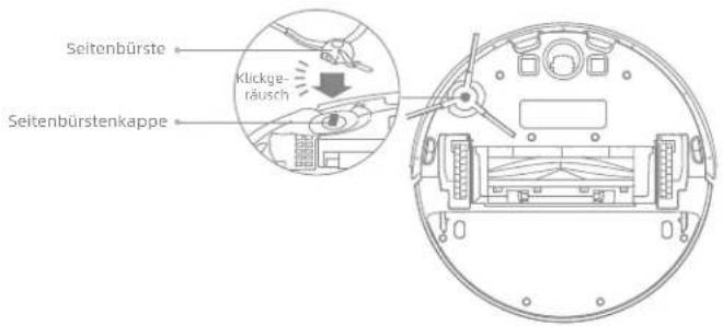 DREAME D9 Max Gen 2 - Installieren Sie die Seitenbürste - 1
