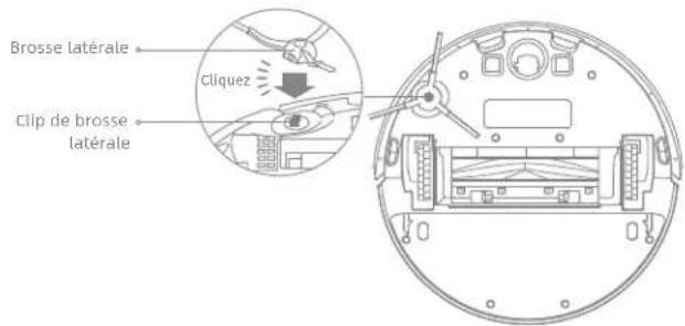 DREAME D9 Max Gen 2 - Installer la brosse latérale - 1