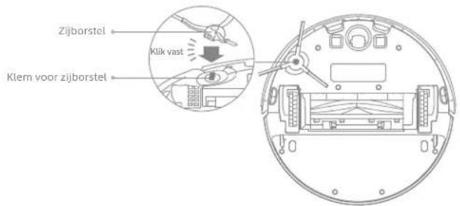 DREAME D9 Max Gen 2 - De zijborstel installeren - 1