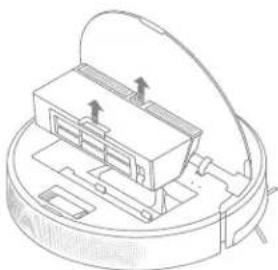DREAME D9 Max Gen 2 - Compartiment à poussière Filtre - 1