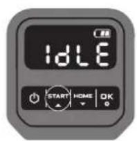 IDLE START HOME OK