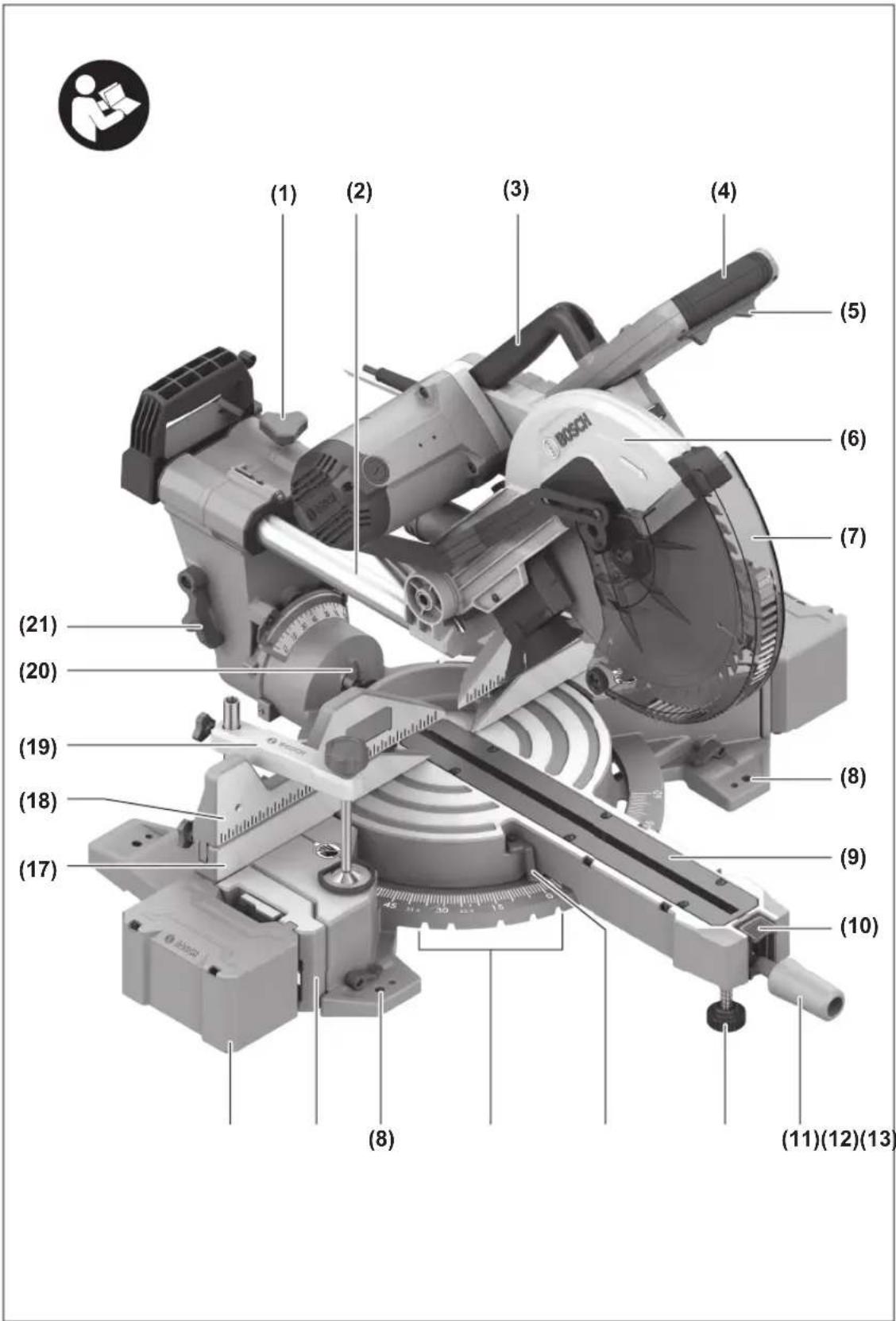 BOSCH GCM 340-305 D Professional - 1