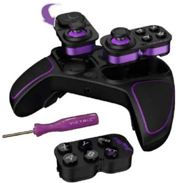 Victrix Pro BFG - Removing/Swapping Modules: - 1