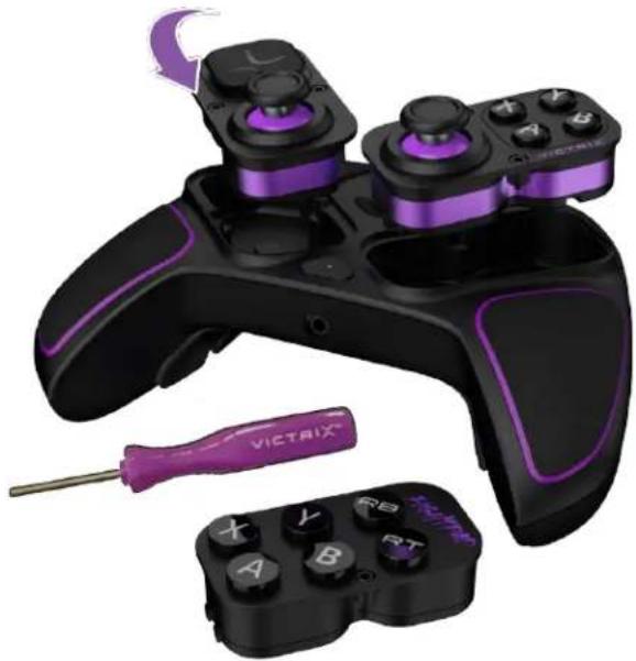 Victrix Pro BFG - Retrait/échange de modules : - 1