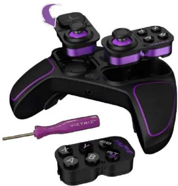 Victrix Pro BFG - Wyjmowanie/wymiana modułów: - 1
