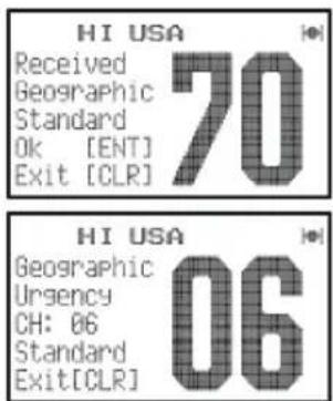 Standard Horizon HX850S - APPEL GEOGRAPHIQUE - 1