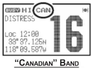Standard Horizon HX850S - LES CANAUX AMÉRICAINS, CANADIENS, ET INTERNATIONaux - 2